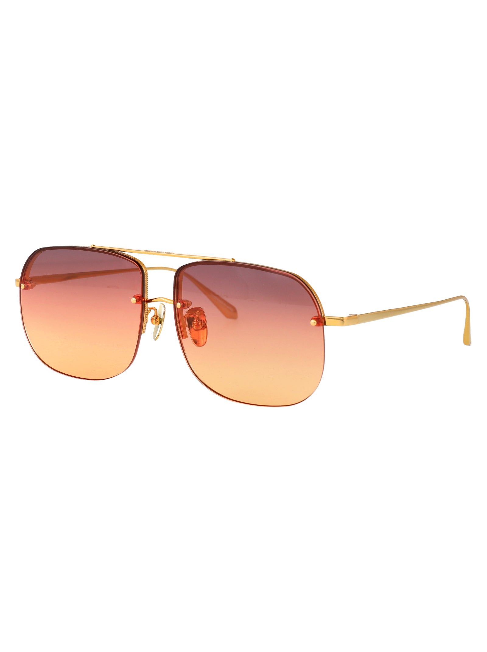 LINDA FARROW Stylish Titanium Sunglasses for All Seasons