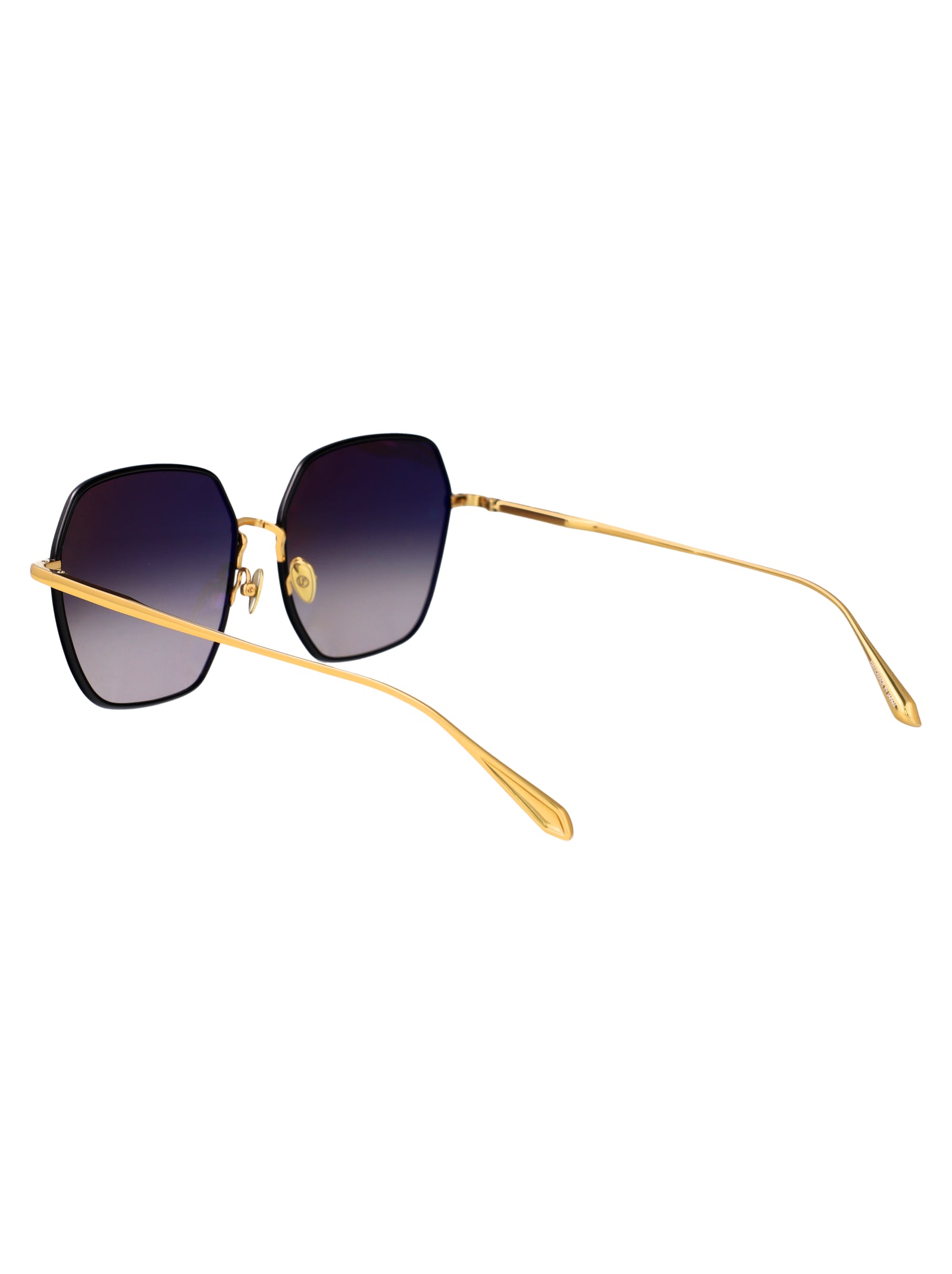 LINDA FARROW Acetate and Metal Women's Sunglasses
