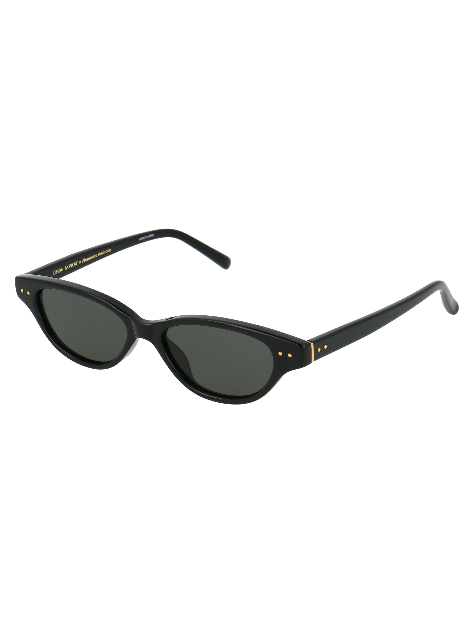 LINDA FARROW Chic Acetate Sunglasses for Women