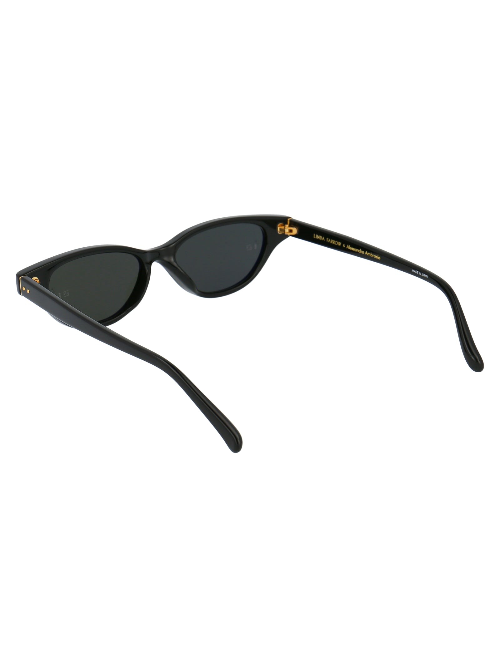 LINDA FARROW Chic Acetate Sunglasses for Women