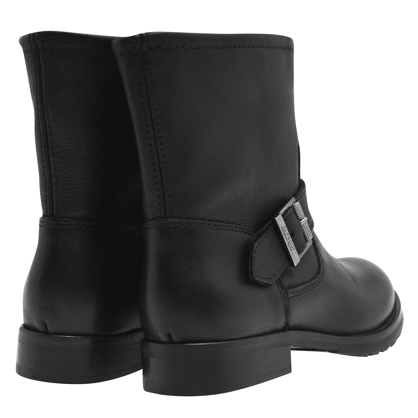 BARBOUR Baja Mini Biker Boots with Rubber Sole