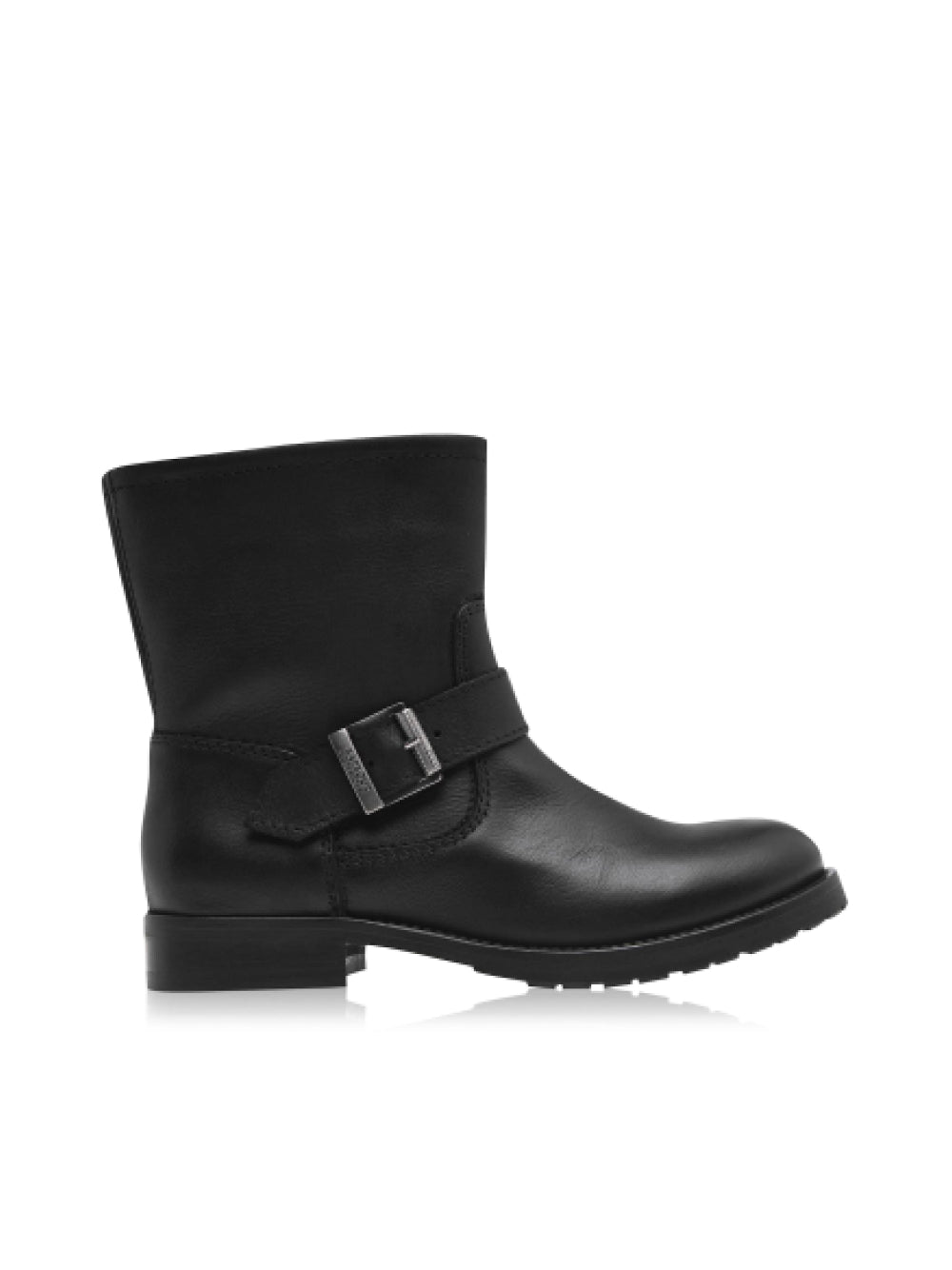 BARBOUR Baja Mini Biker Boots with Rubber Sole