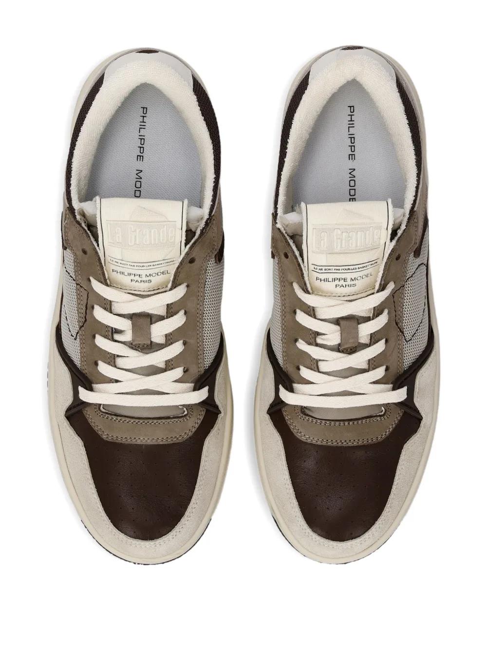 PHILIPPE MODEL PARIS Classic Low-Top Sneakers with Panels for Men