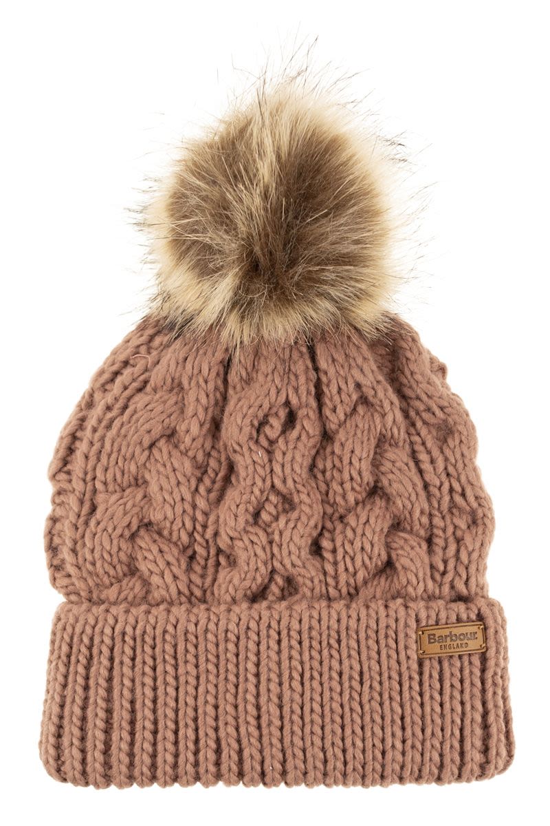 BARBOUR Knit Hat and Scarf Set - 25 x 170 cm