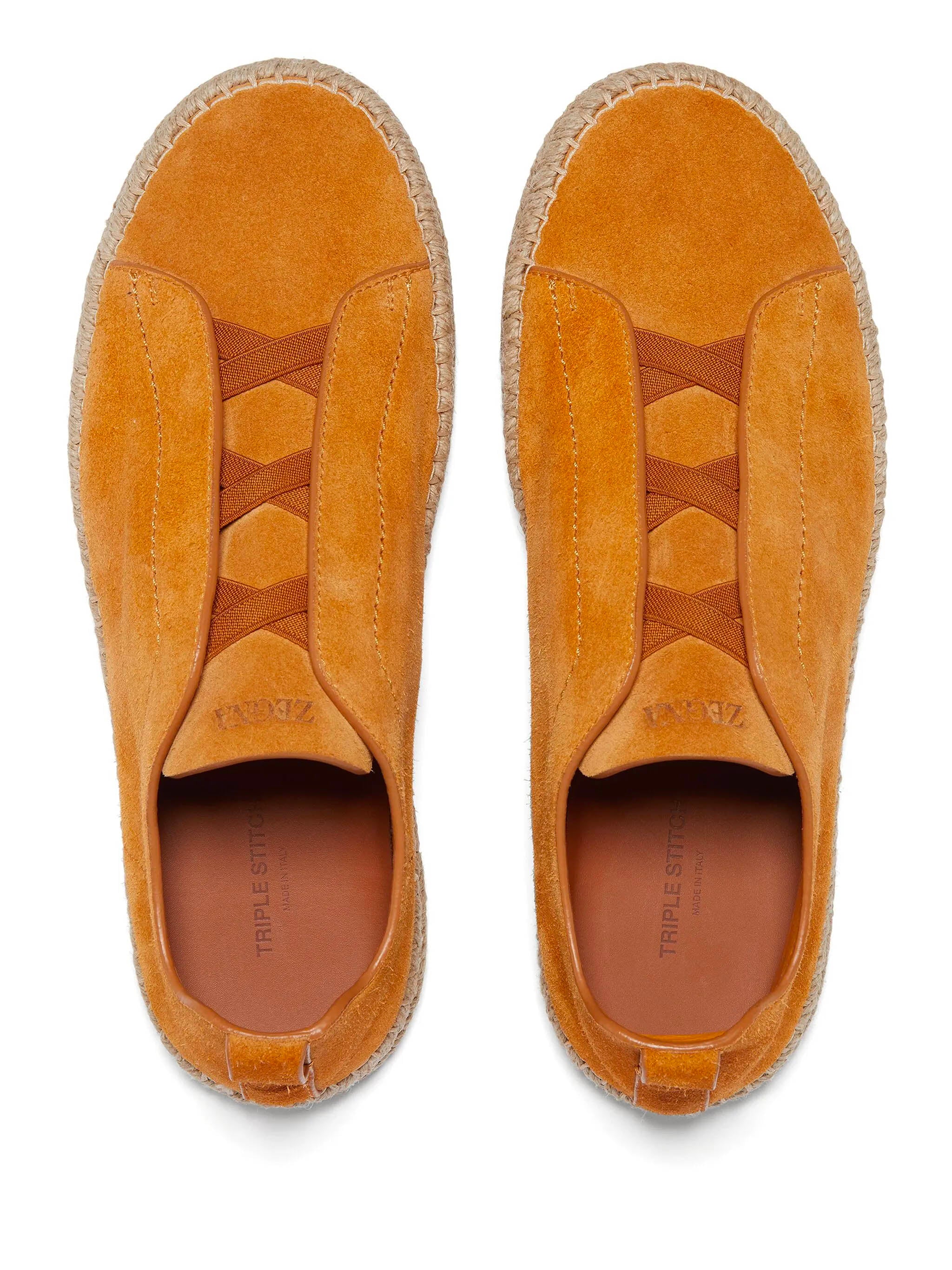 ZEGNA Triple Stitch™ Espadrillas in Suede - Men's Footwear