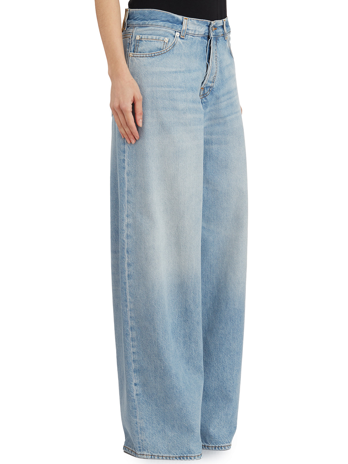 HAIKURE Wide-Leg Denim Pants - Size 25