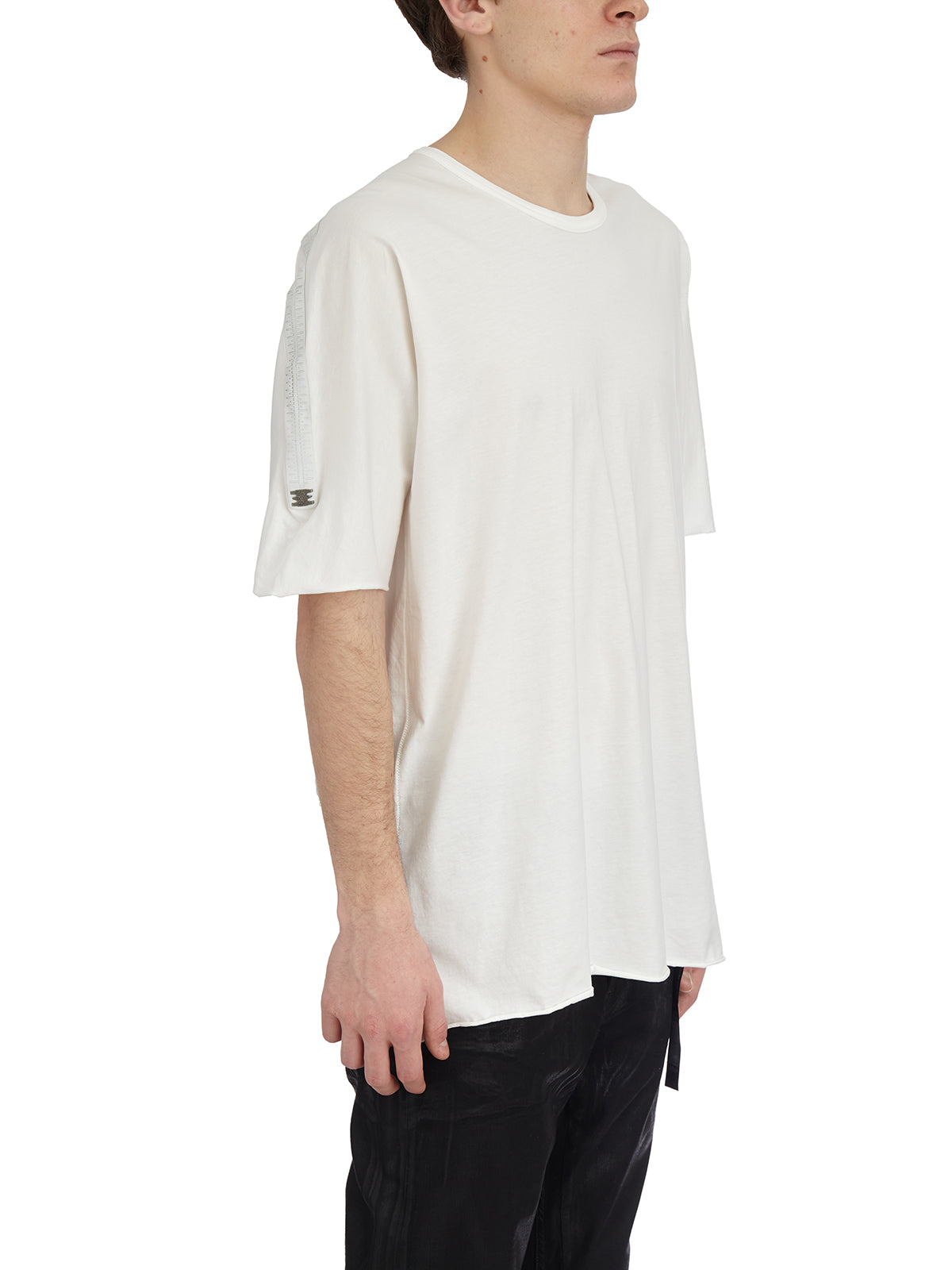 ISAAC SELLAM Crew Neck Cotton T-Shirt - Size M