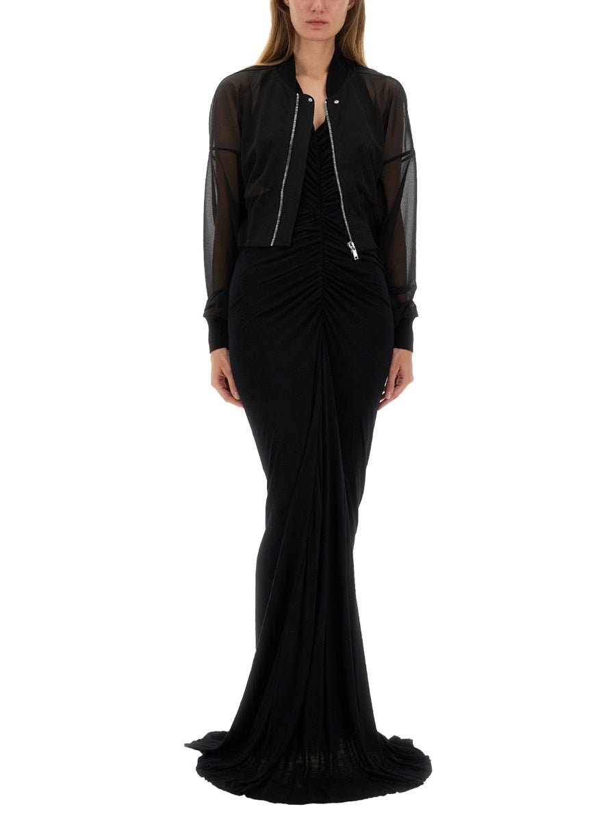 RICKOWENSLILIES Polyester Wool Jacket for Women - SS25 Collection