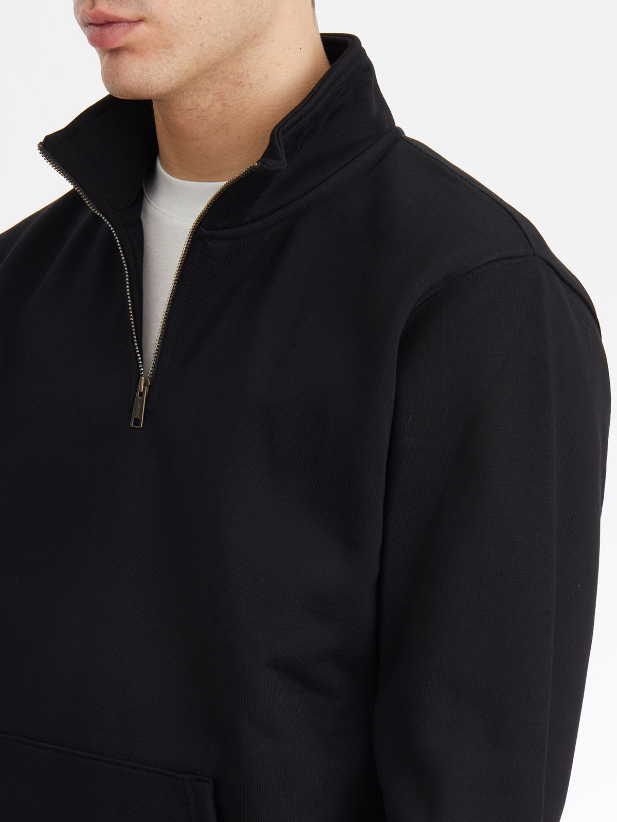 CARHARTT WIP Men's Regular Fit Mini Zip Sweatshirt