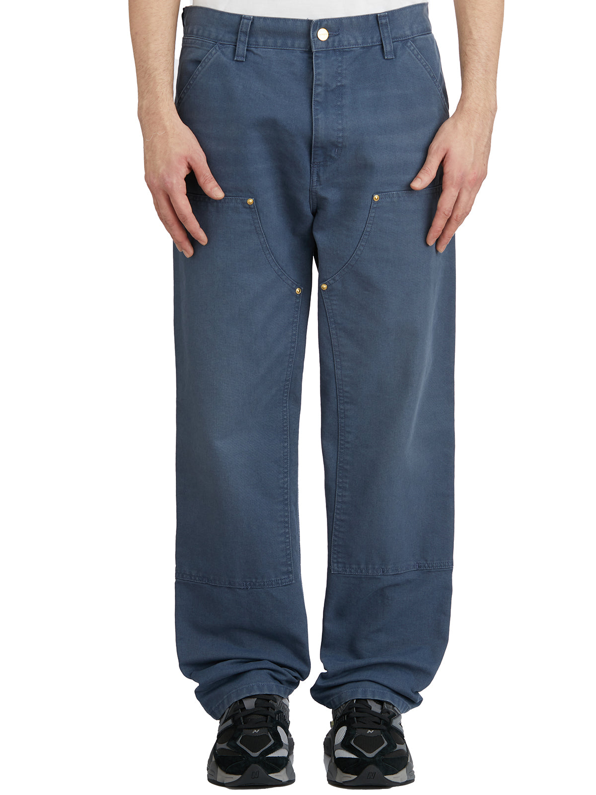 CARHARTT WIP Double Knee Canvas Pants for Men
