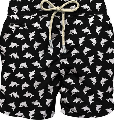 MC2 SAINT BARTH Mini Bad Shark Swim Shorts