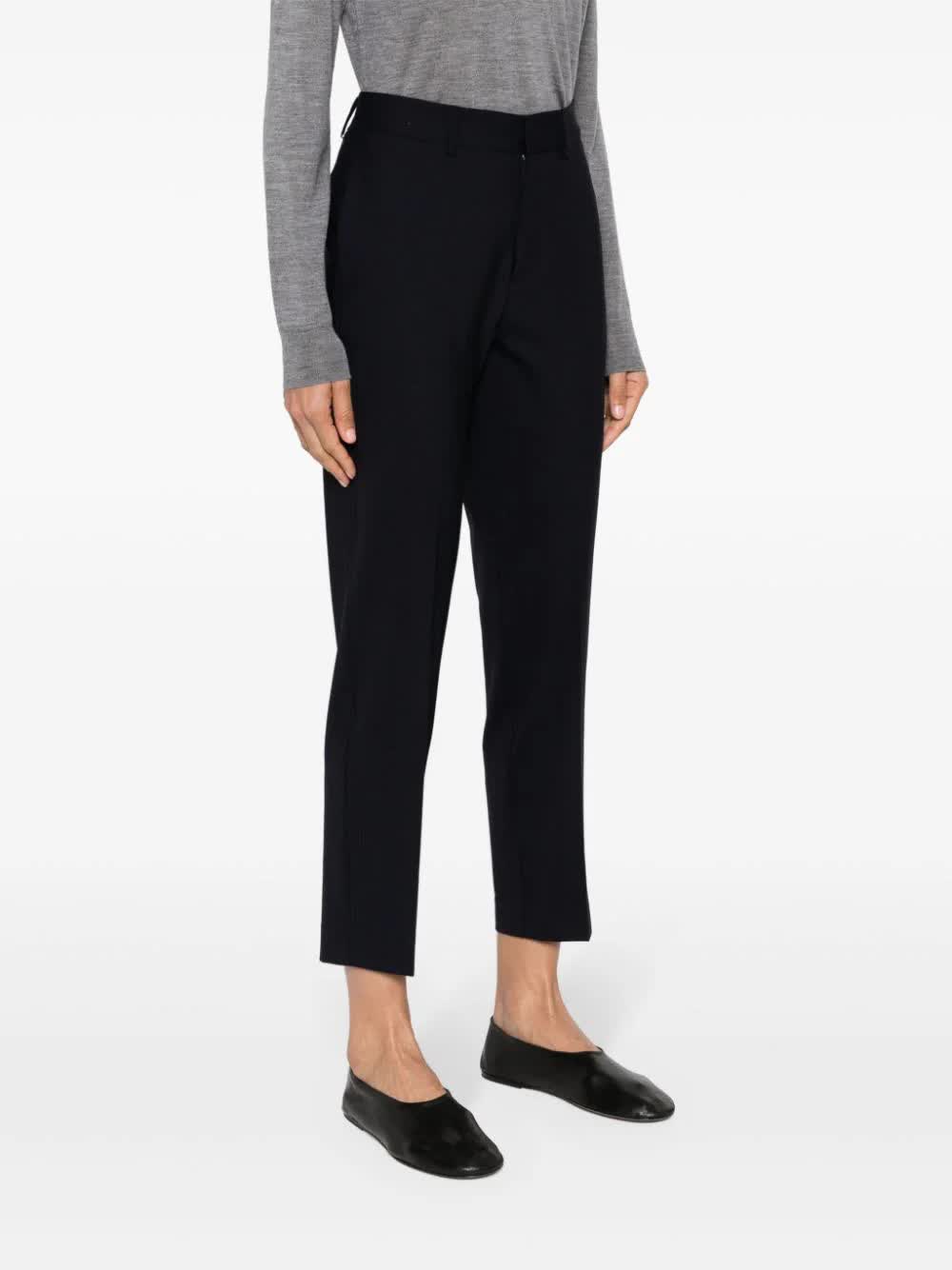 PAROSH Women's Wool Trousers for SS24 - Stylish & Comfortable