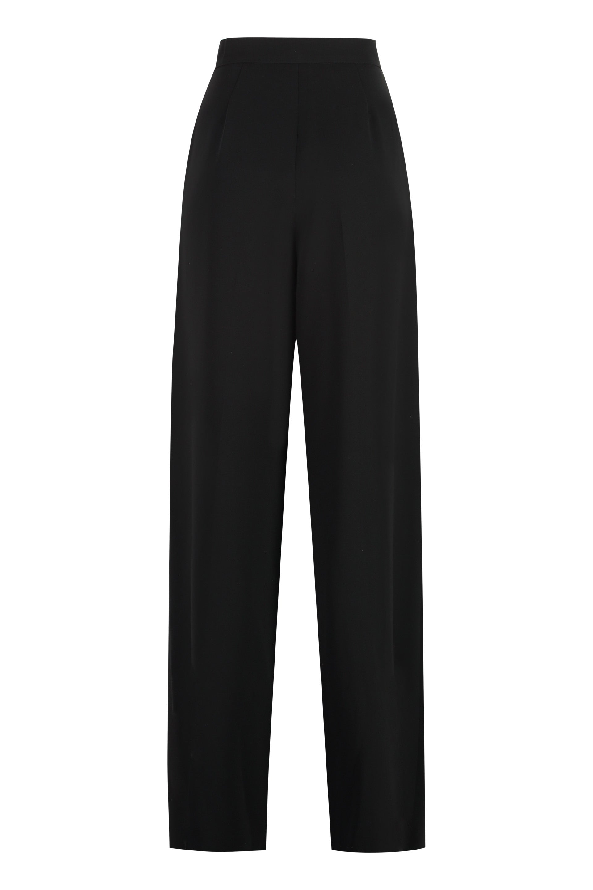 MAX MARA Linen Creased Pleated Trousers for Women