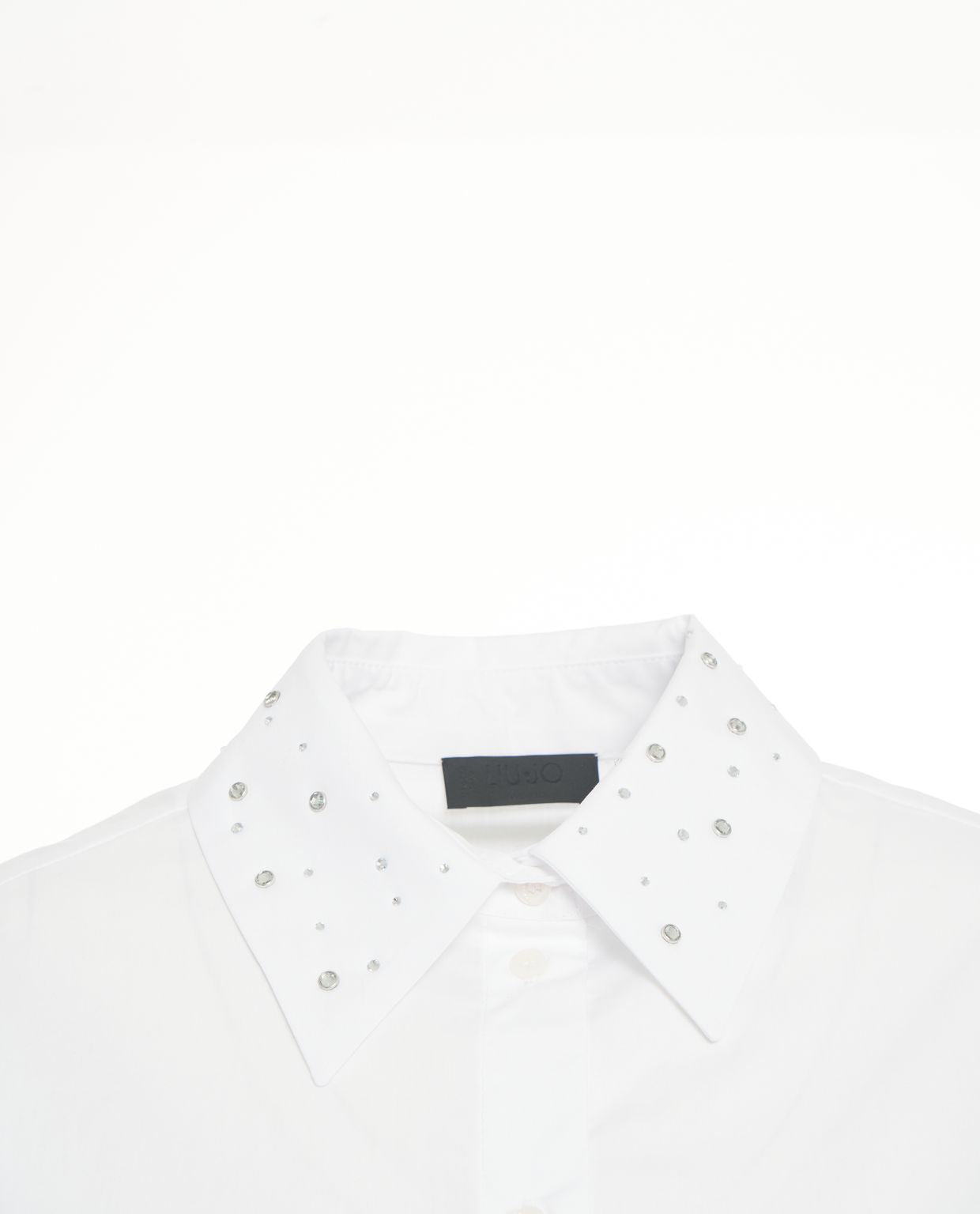 LIU JO Classic Rhinestone-Embellished Blouse for Women