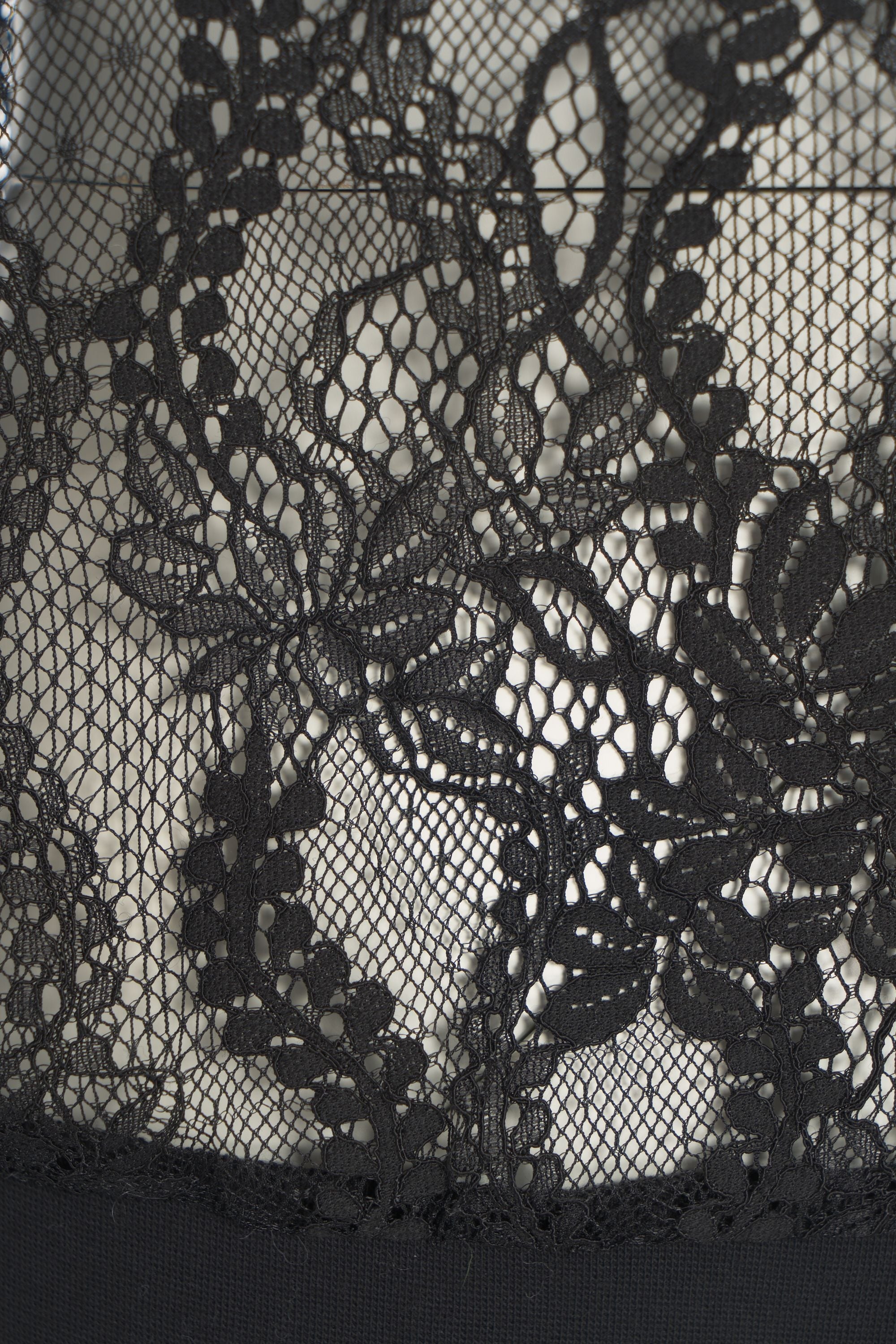 LIU JO Women's Bomber Jacket with Floral Lace Design