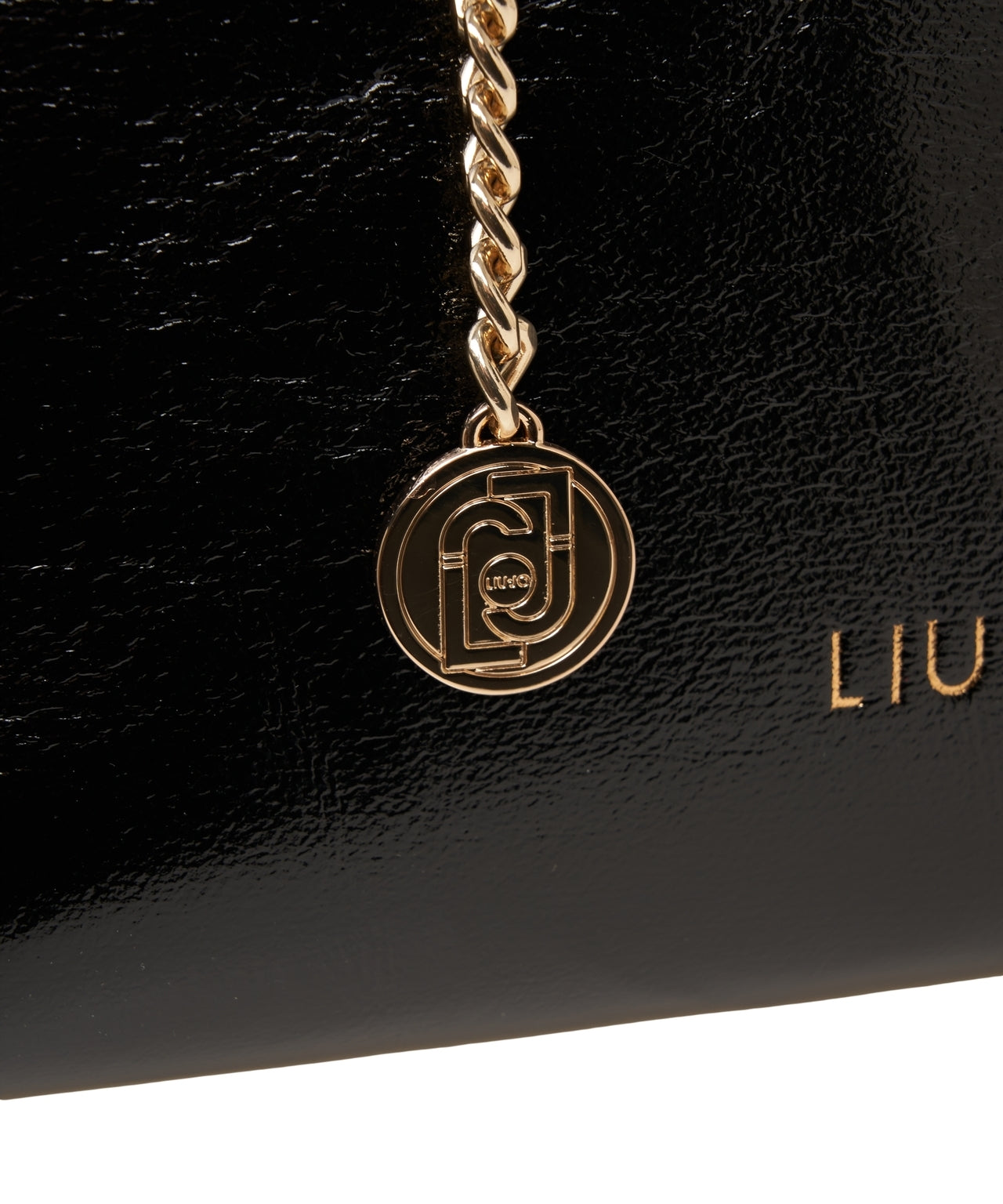 LIU JO Structured Handbag with Gold Accents - 25x25x14 cm