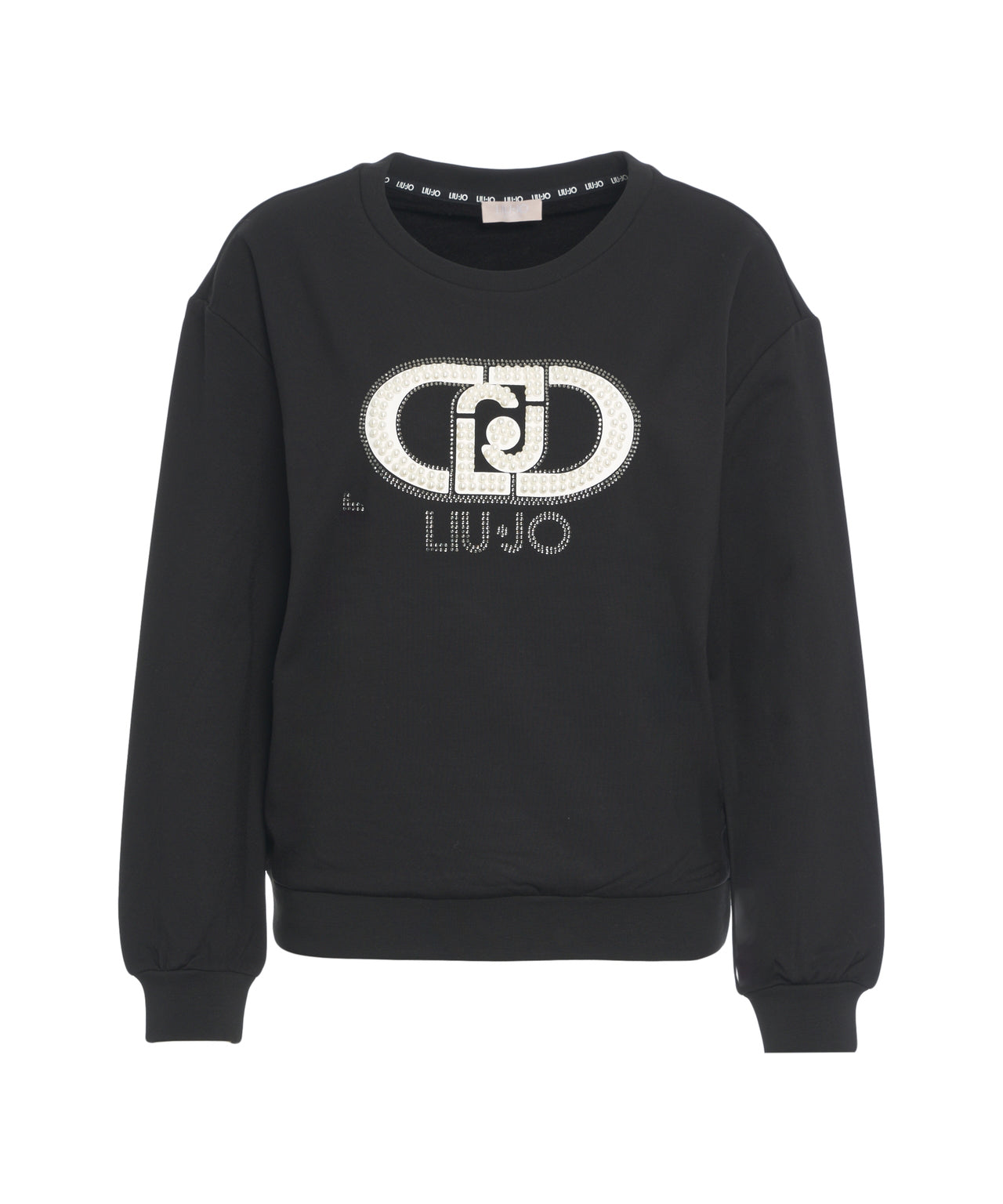 LIU JO Dazzling Logo Sweatshirt for Women - Relaxed Fit
