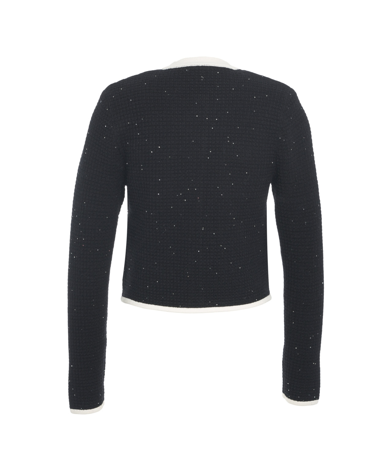 LIU JO Cropped Sparkling Tweed Blazer