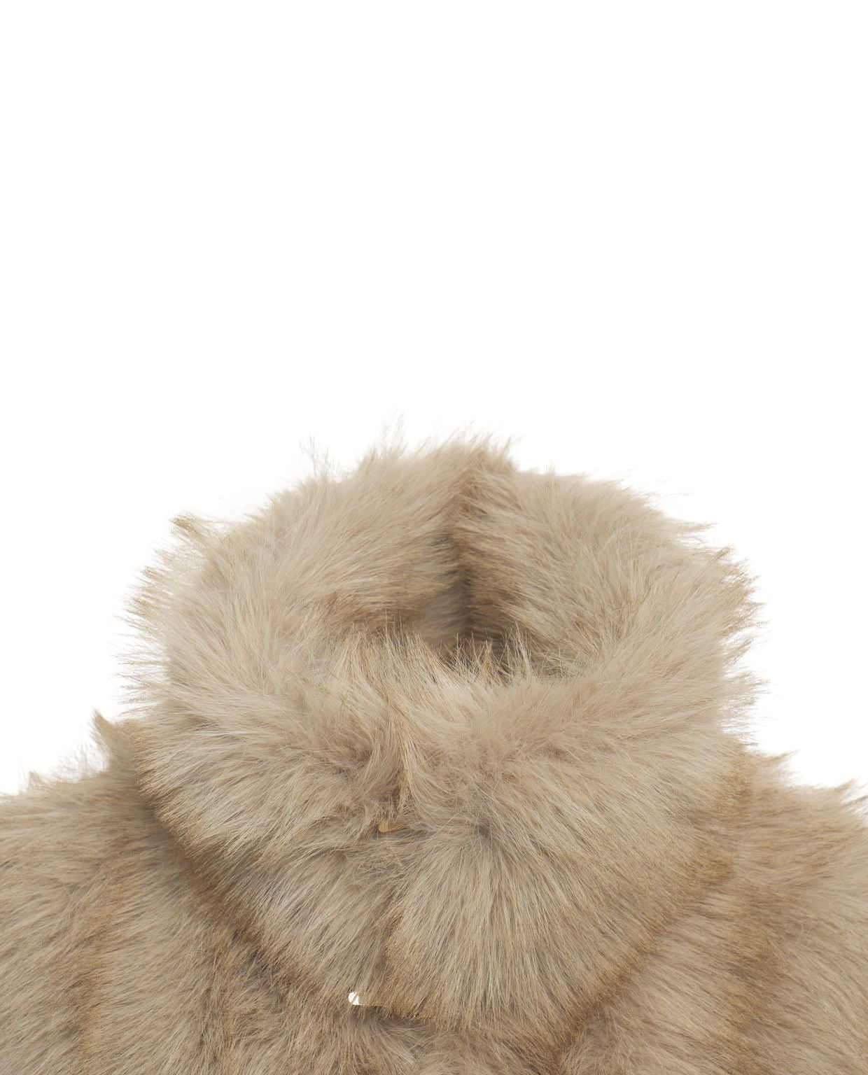 LIU JO Chic Faux Fur Gilet with High Collar for Women