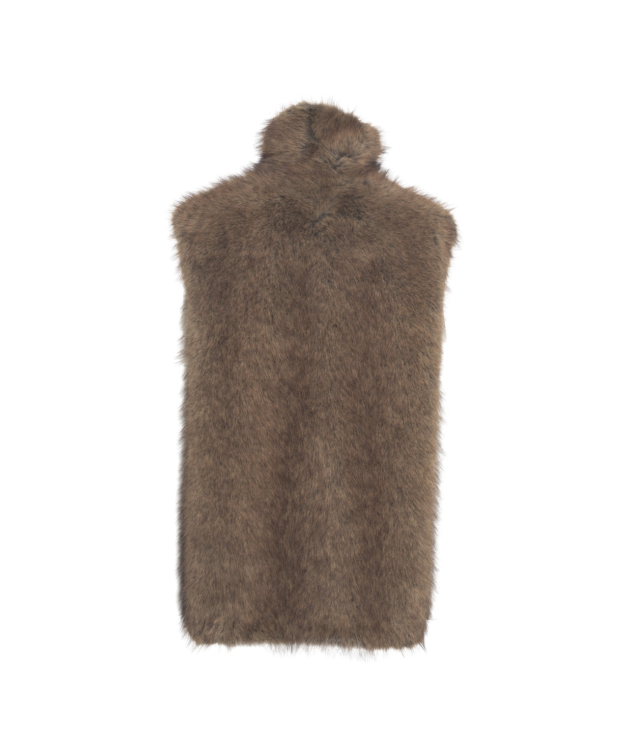 LIU JO Sophisticated Sleeveless Faux Fur Gilet