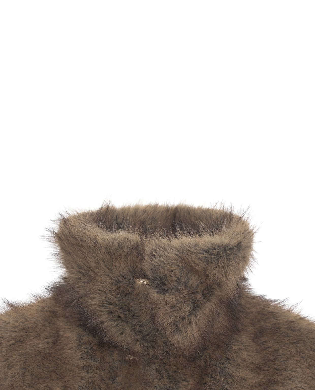 LIU JO Sophisticated Sleeveless Faux Fur Gilet
