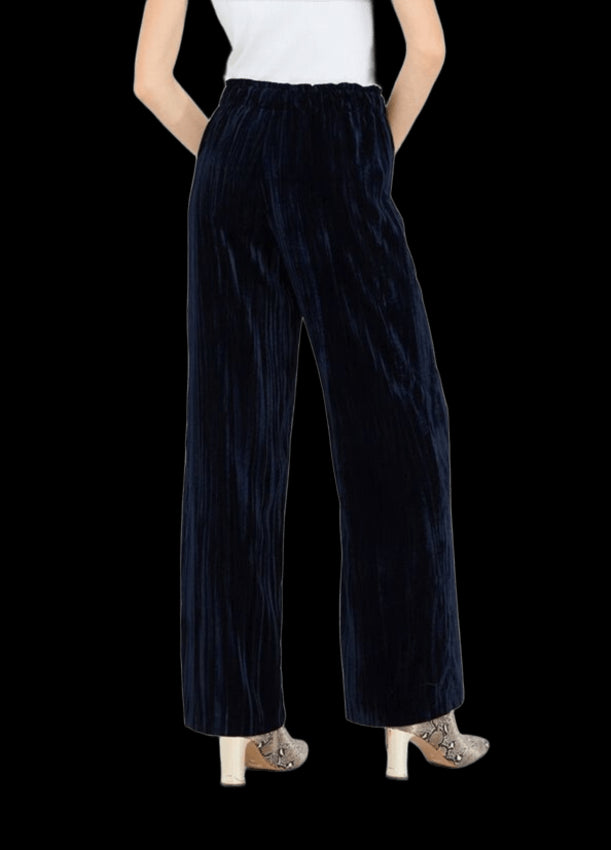LIU JO Chic Velvet Trousers for Women - FW25 Edition