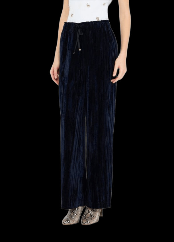 LIU JO Chic Velvet Trousers for Women - FW25 Edition