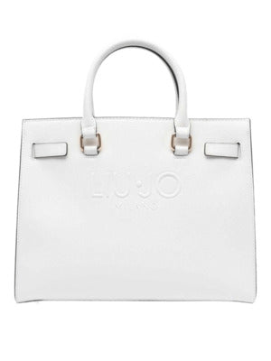 LIU JO Iconic Shoulder Handbag with Tone-on-Tone Logo - Spring/Summer 25