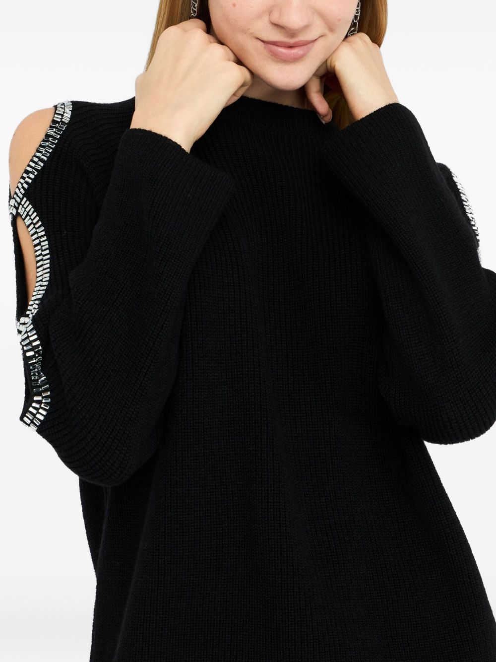 LIU JO Luxe Wool Sweater for Women - Perfect for FW25