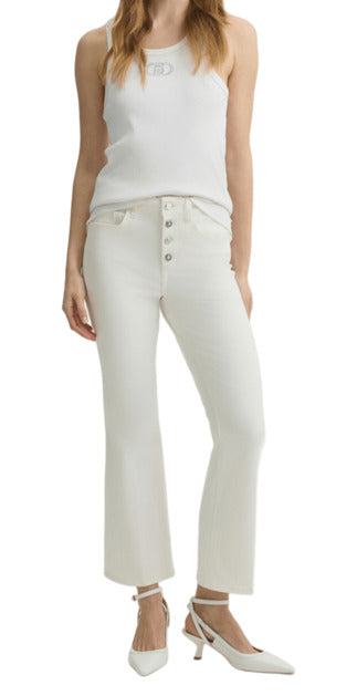 LIU JO High-Waisted Bootcut Trousers