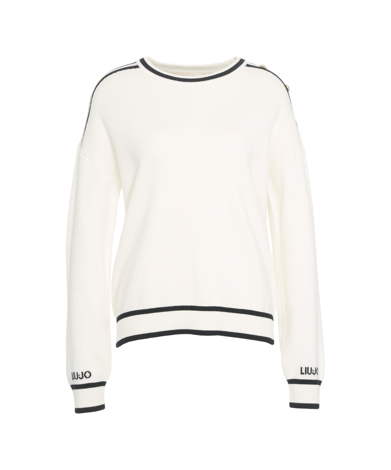 LIU JO Pullover with Decorative Buttons for Women