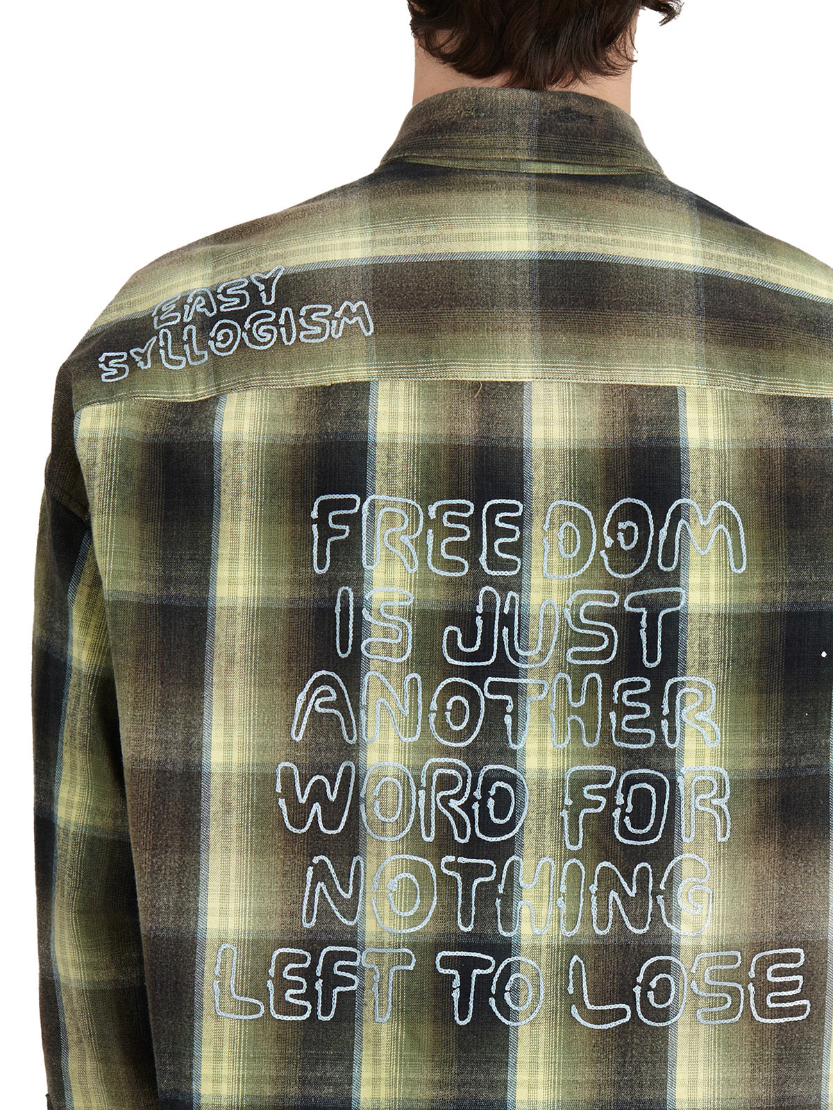 MAISON MIHARA YASUHIRO Vintage-Inspired Long Sleeve Check Shirt - Size 48