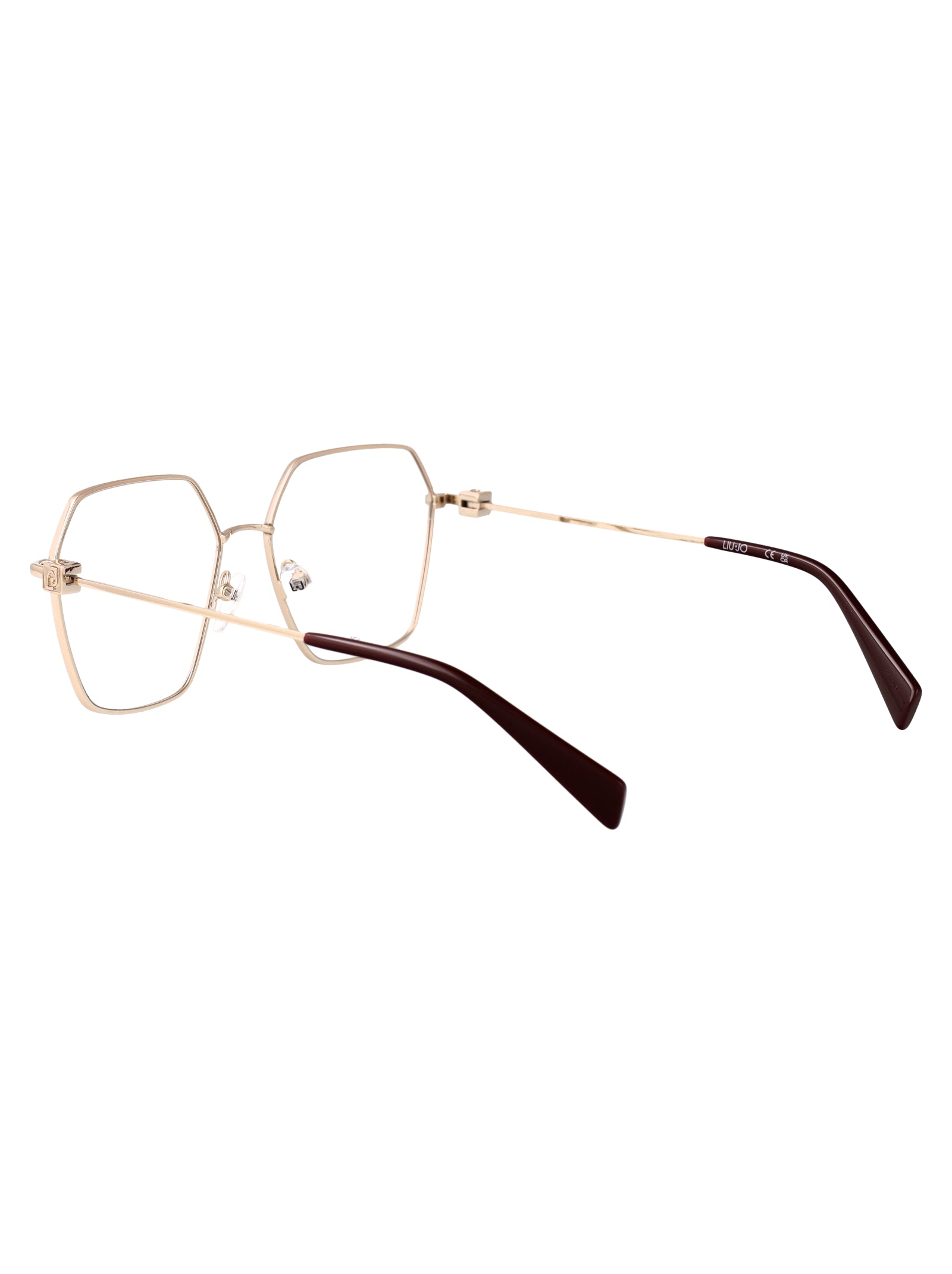 LIU JO Shiny Metal Optical Glasses for Women