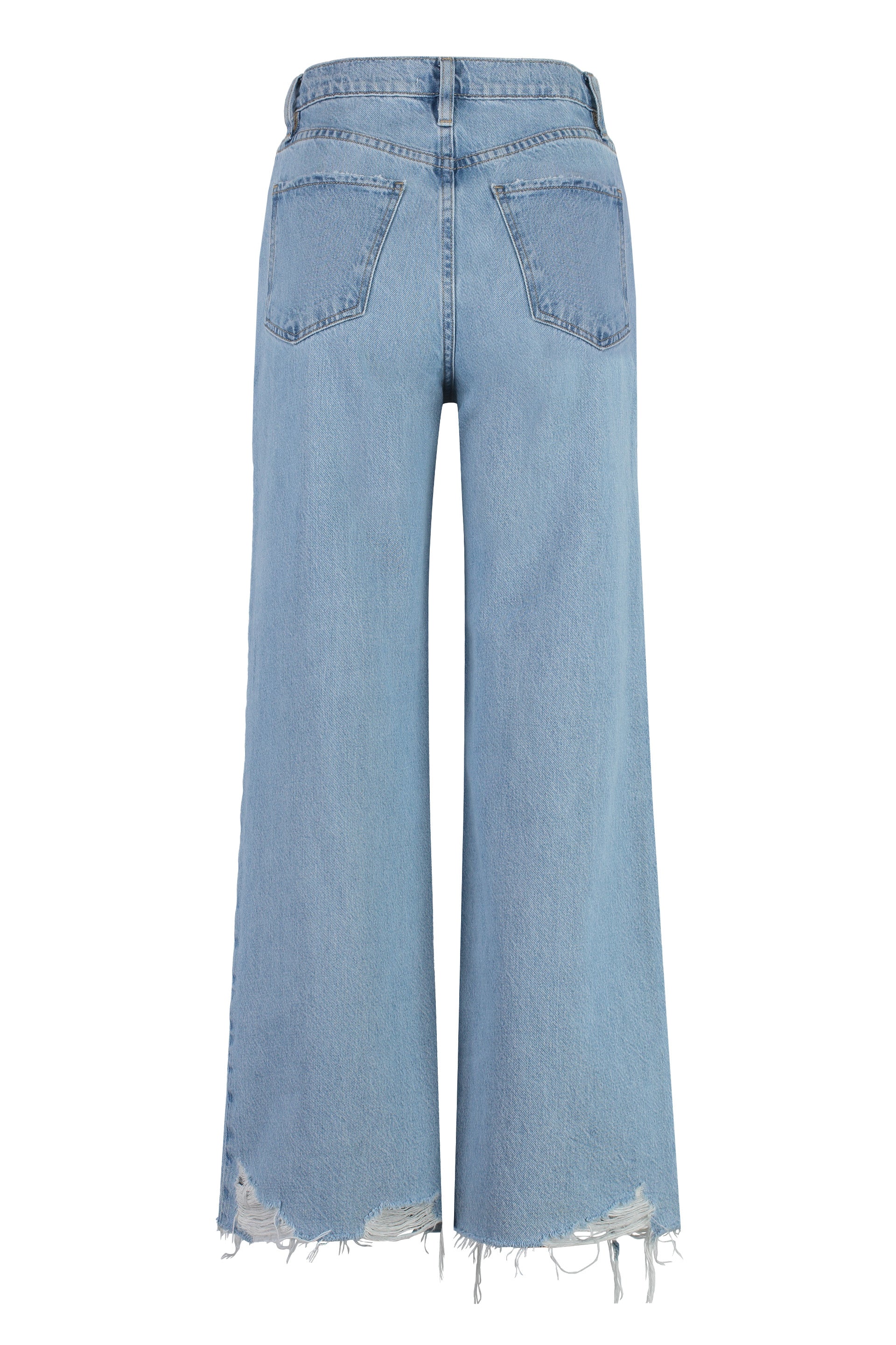 FRAME Wide Crop Jeans for Women
