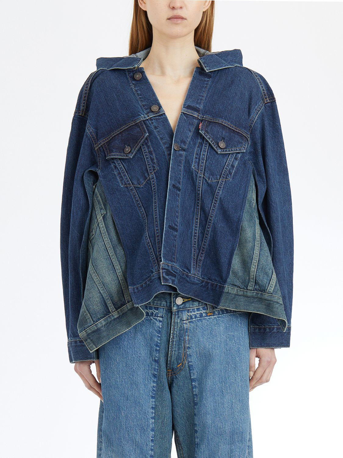 JUNYA WATANABE Oversized Denim Jacket - Short Fit for Women