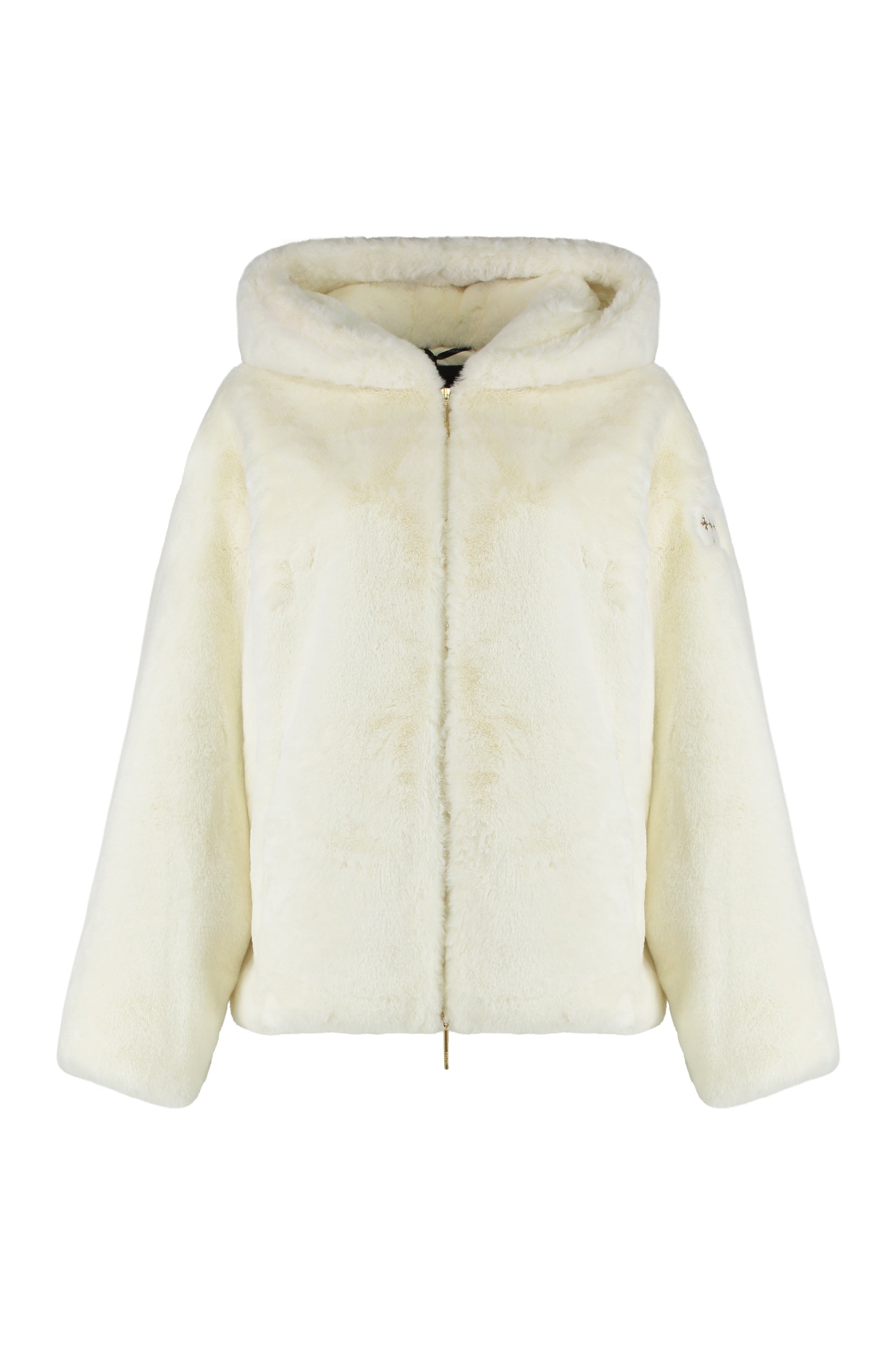 TATRAS Eco-Fur Hooded Jacket with Adjustable Fit