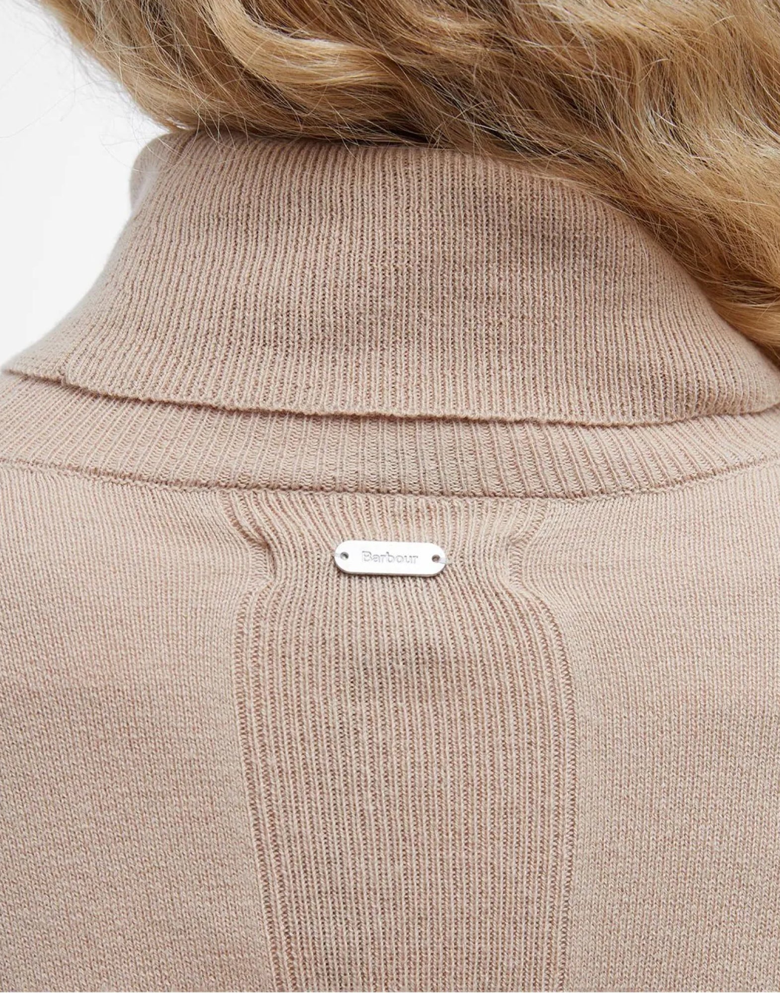 BARBOUR Women's Cotton/Cashmere Rollneck Sweater - Long Sleeve