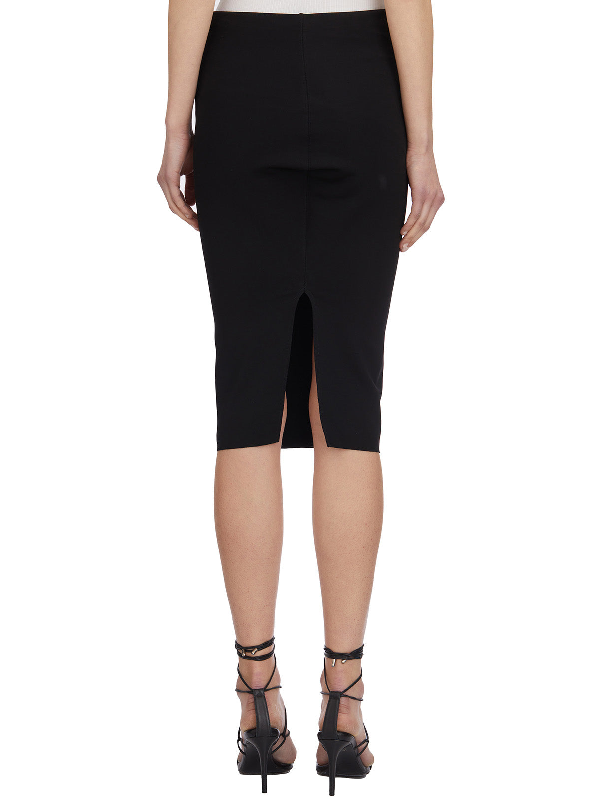 RICKOWENSLILIES Pillar Mini Skirt with Back Slit - Size 40