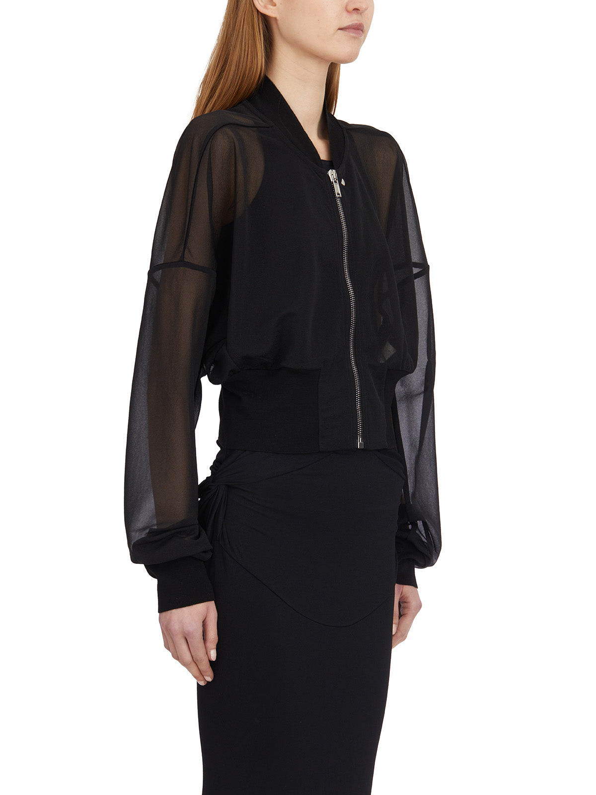 RICKOWENSLILIES Flight Jacket for Women - SS25 Edition