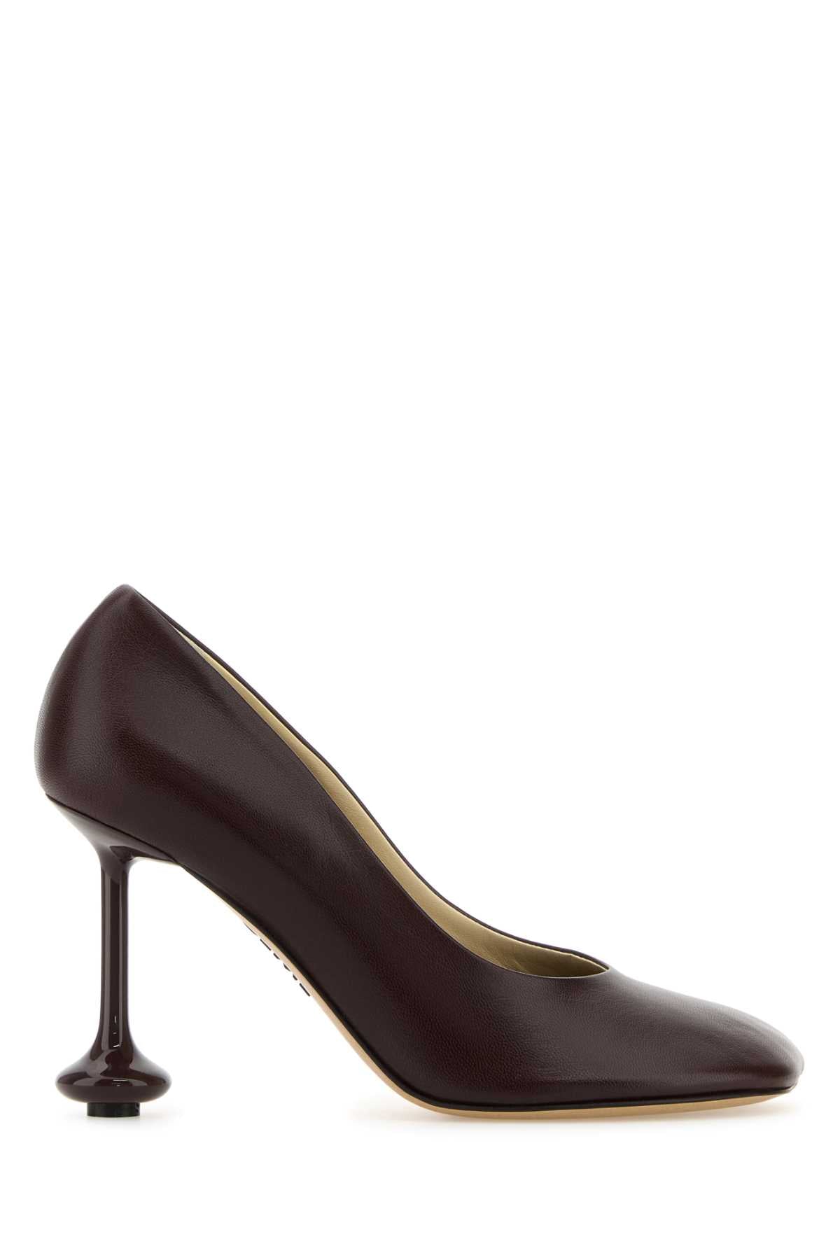 LOEWE Mini Leather Toy Pumps 90