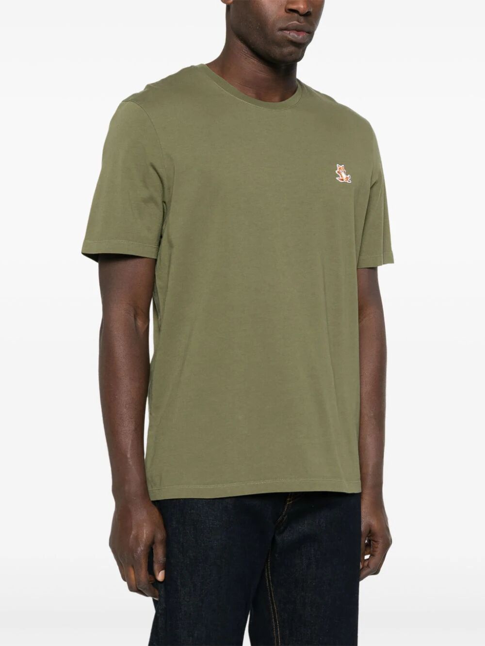 MAISON KITSUNÉ Chillax Fox Patch T-Shirt - Men's Mini