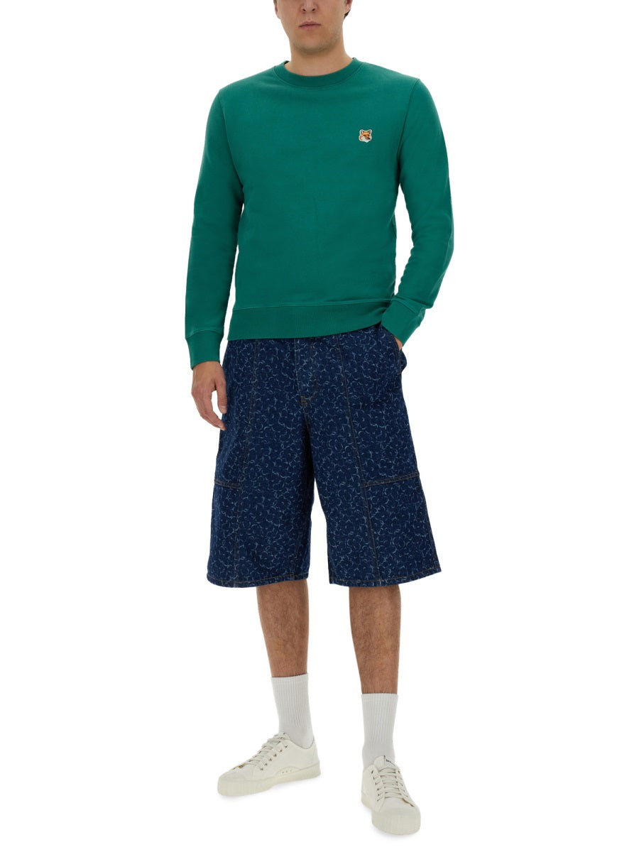 MAISON KITSUNÉ Fox Head Sweatshirt - Size L