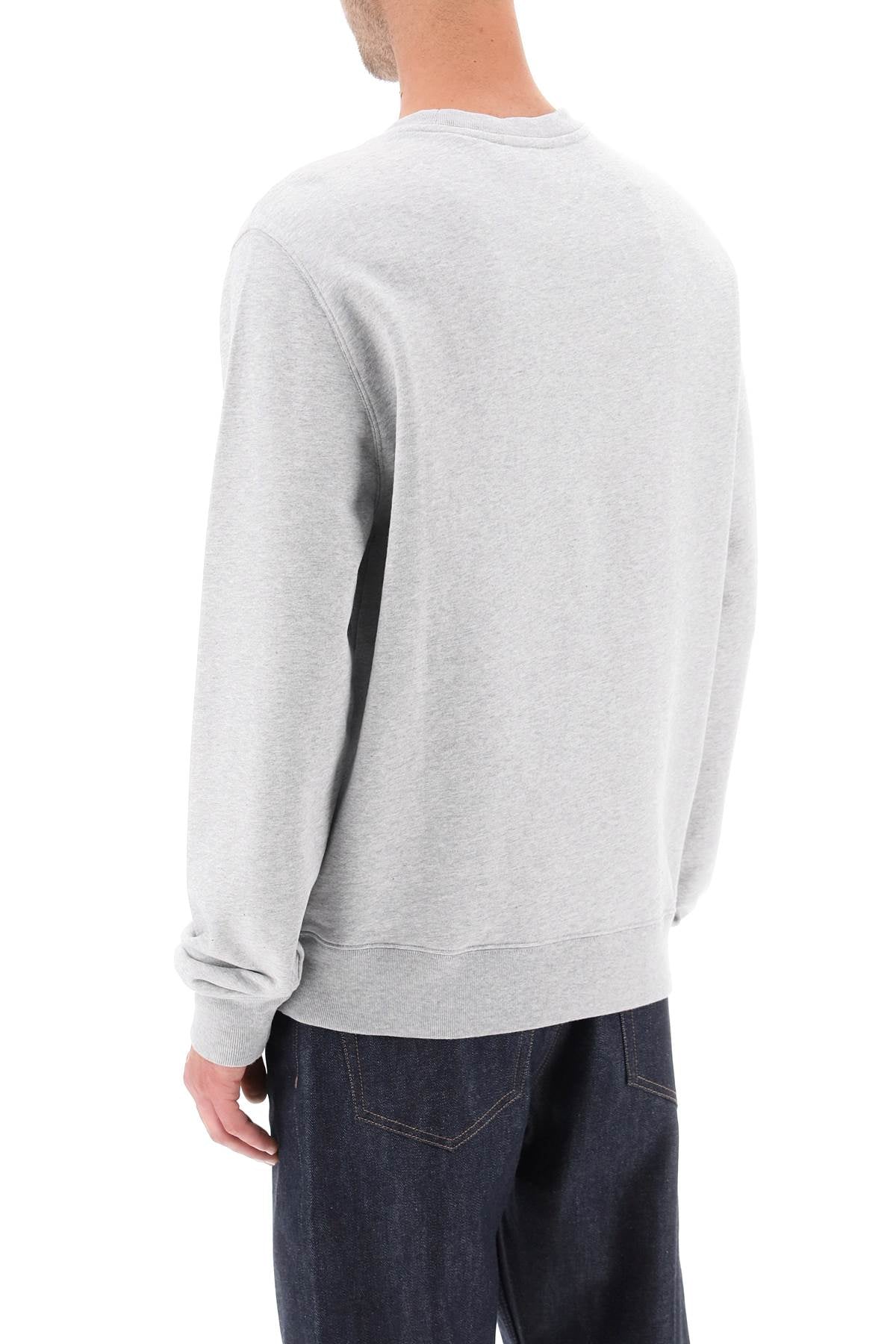 MAISON KITSUNÉ Campus Fox Printed Cotton Sweatshirt - Men’s