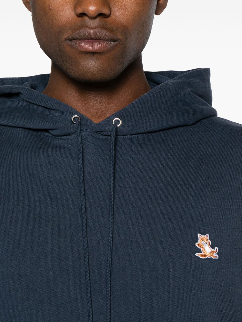 MAISON KITSUNÉ Chillax Patch Cotton Hoodie for Men