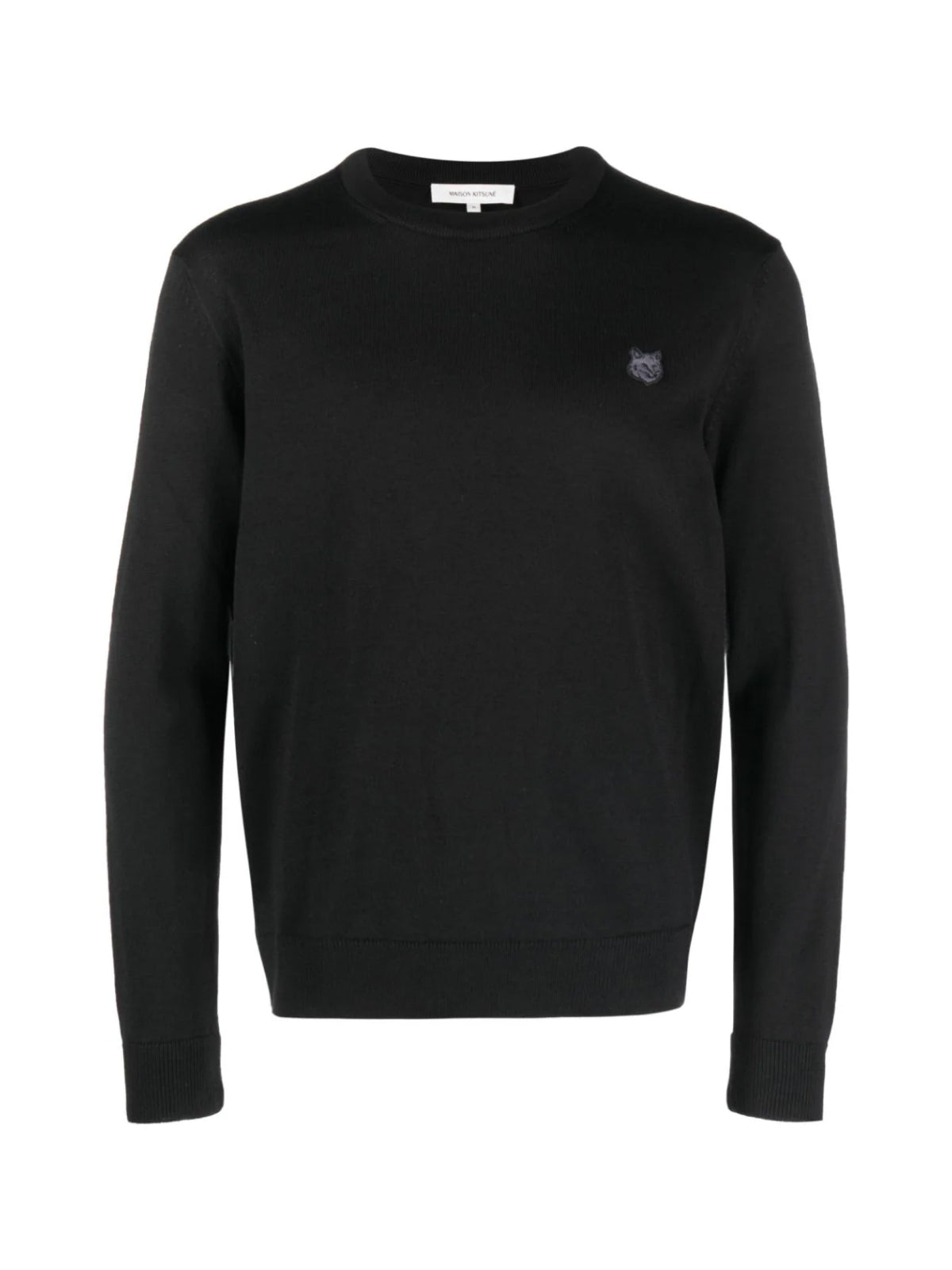 MAISON KITSUNÉ Fox Logo Patch Sweater - Men's Long Sleeve