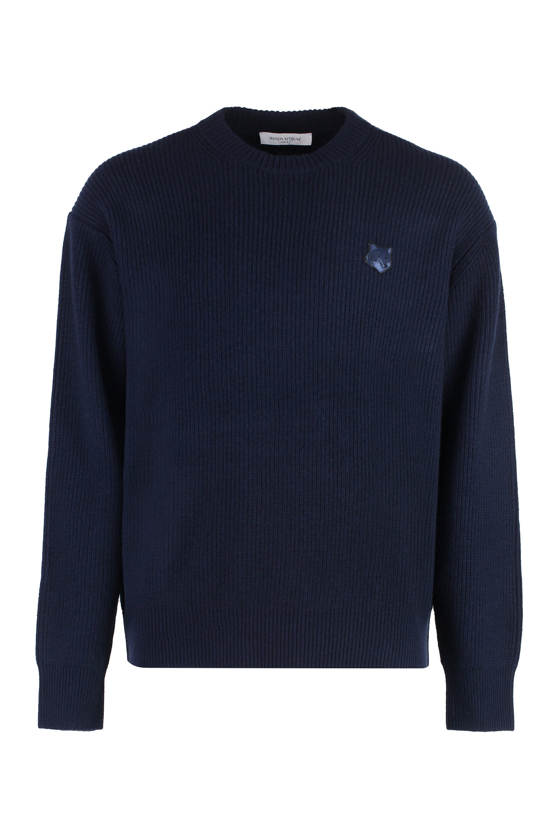 MAISON KITSUNÉ Bold Fox Head Patch Comfort Ribbed Jumper
