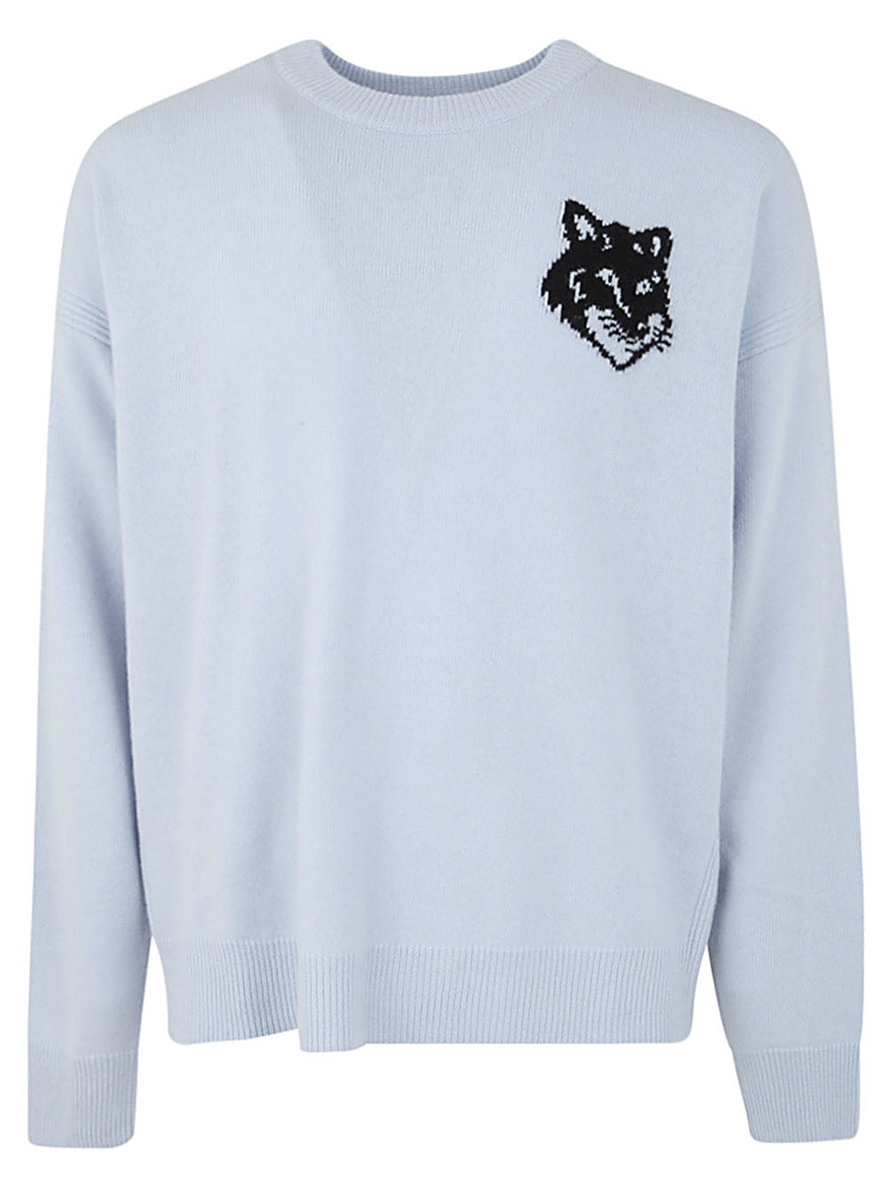 MAISON KITSUNÉ Fox Head Intarsia Comfort Jumper - Modern Fit