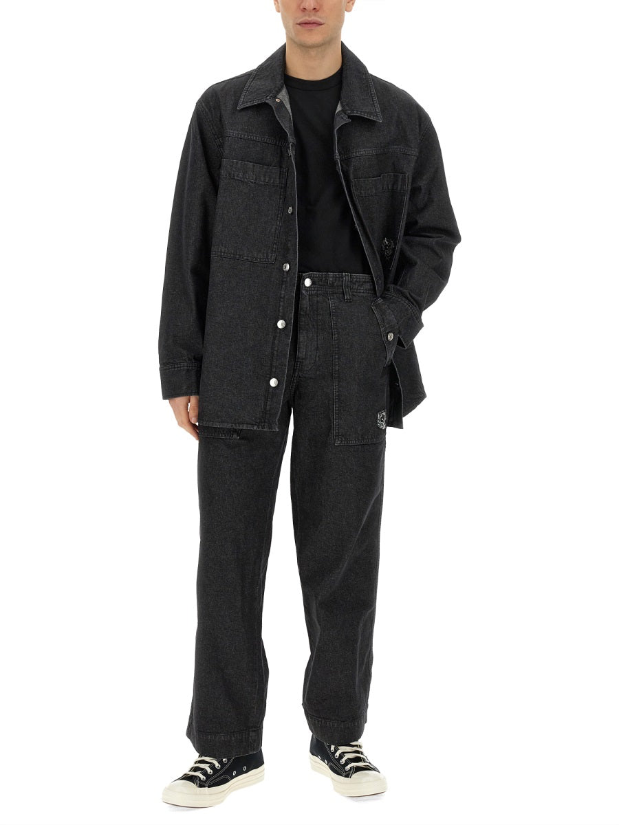 MAISON KITSUNÉ Regular Fit Workwear Jeans - Size 31