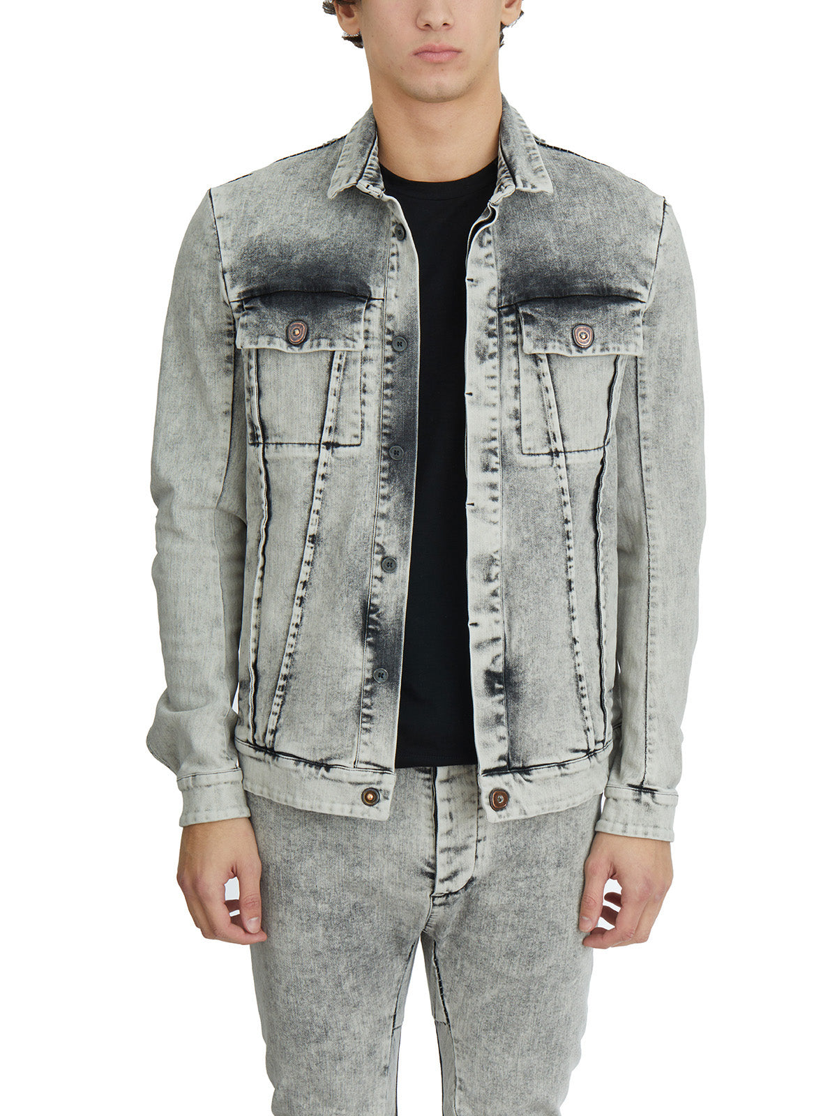 MASNADA Men's Classic Denim Jacket - Size 48