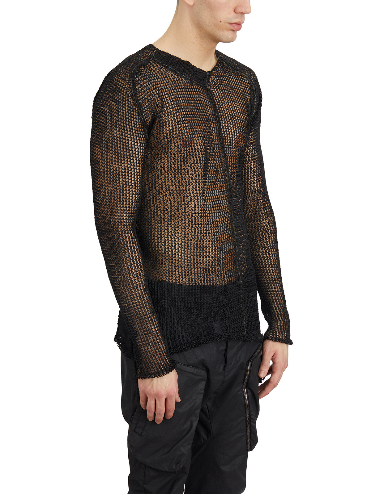 MASNADA Crew Neck Linen Sweater - Size M